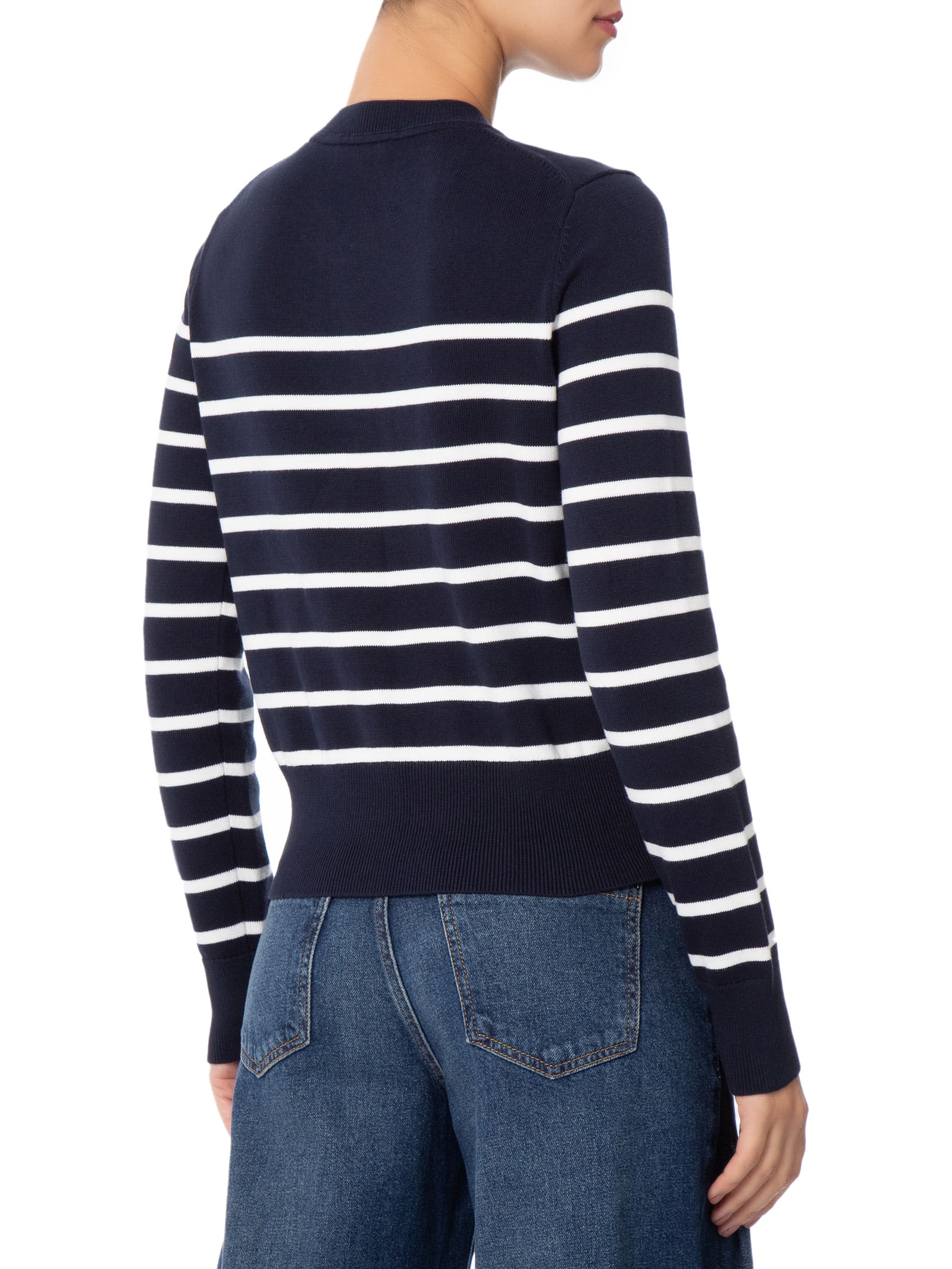 Suéter Feminino Gold Button STP – Azul Tommy Hilfiger