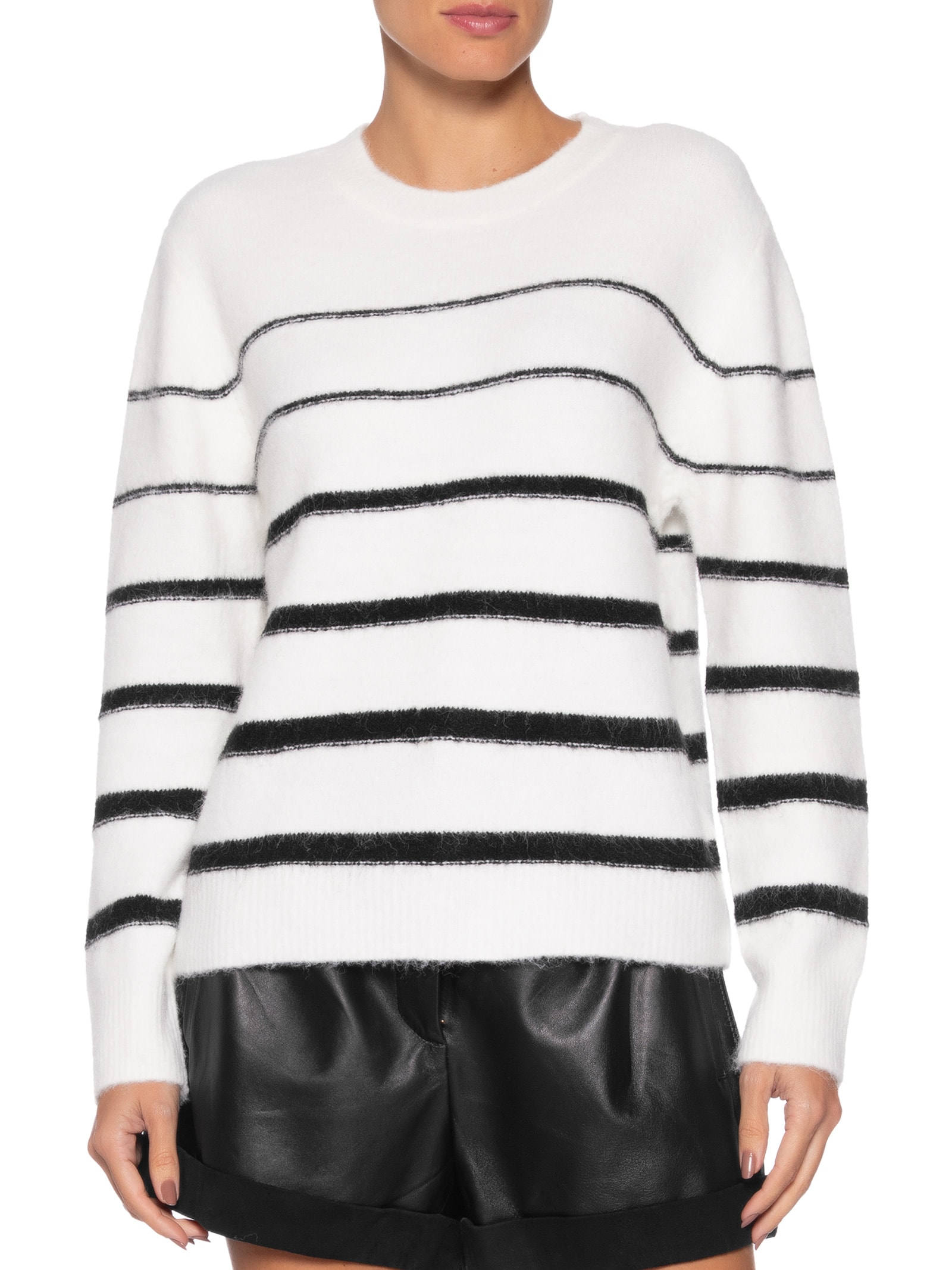 Suéter Feminino Listrado Off White Market 33