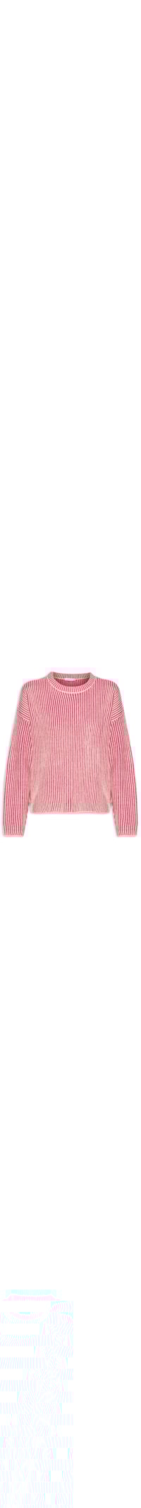 Suéter Feminino Listrado - Vermelho