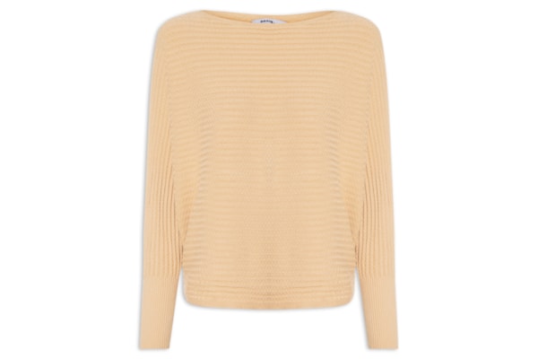 Suéter Feminino Oversized Texturizado - Bege