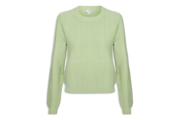 Suéter Feminino Oversized Texturizado - Verde