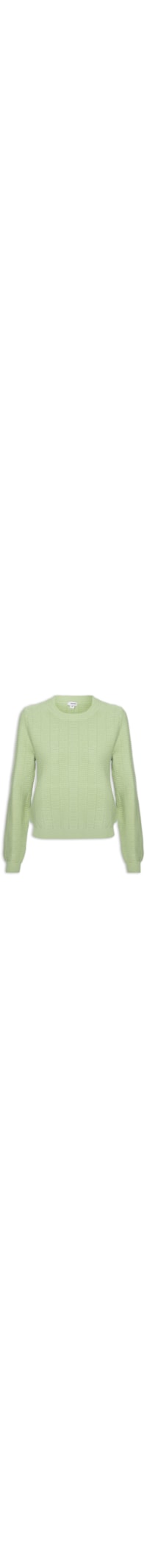 Suéter Feminino Oversized Texturizado - Verde