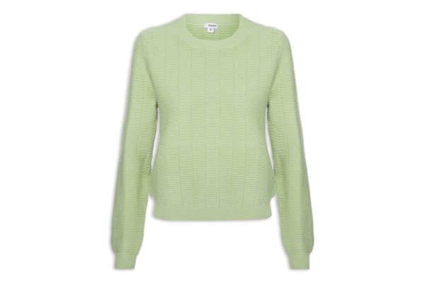 Suéter Feminino Oversized Texturizado - Verde