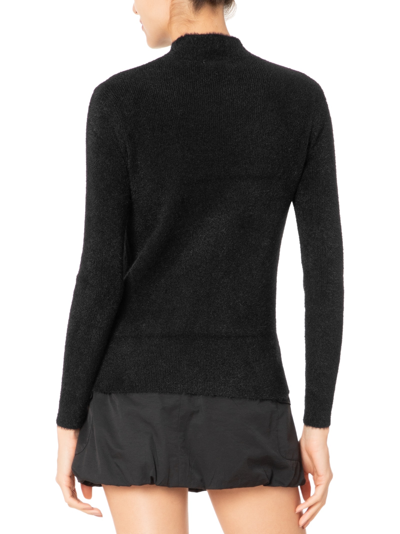 Suéter Feminino Pelinho Preto Market 33