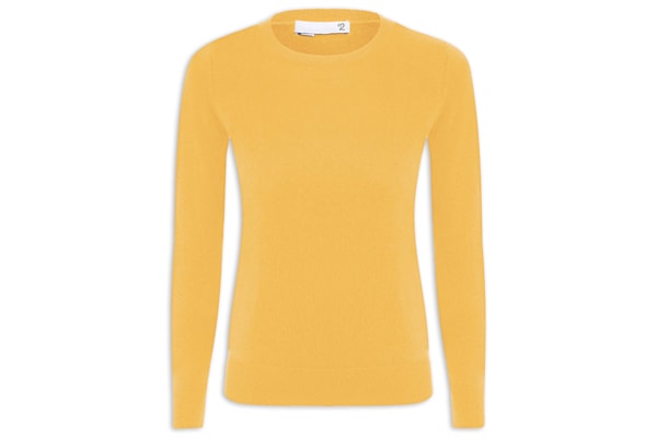 Suéter Feminino Puro Cashmere - Amarelo