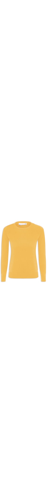 Suéter Feminino Puro Cashmere - Amarelo