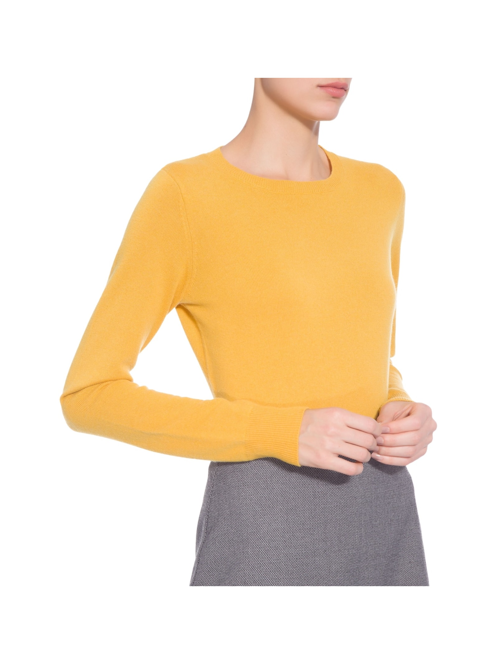 Suéter Feminino Puro Cashmere Amarelo '2Essential