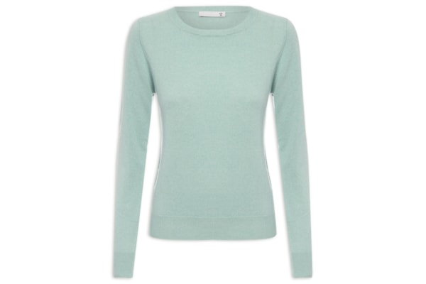 Suéter Feminino Puro Cashmere - Azul
