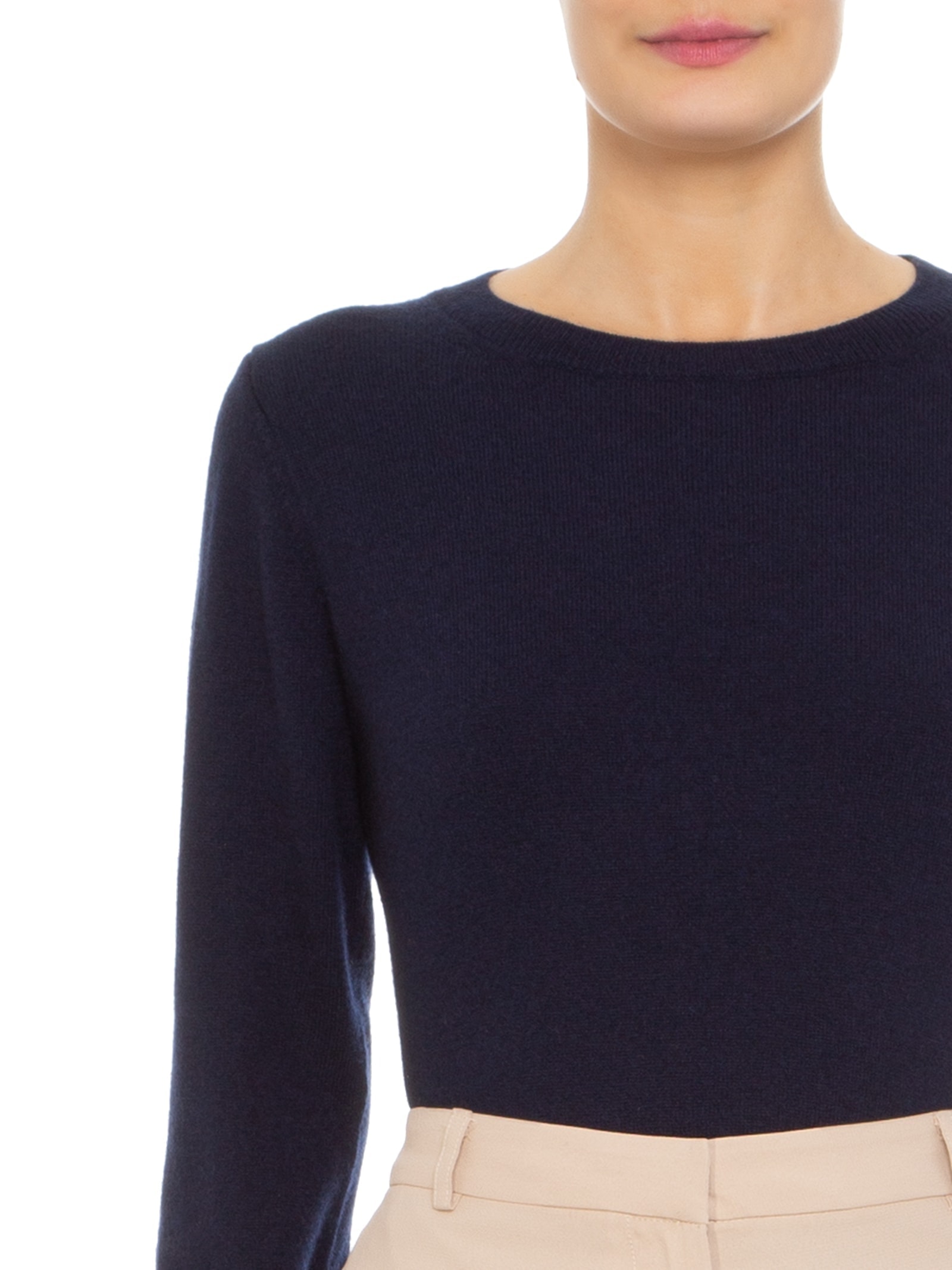 Suéter Feminino Puro Cashmere Azul '2Essential