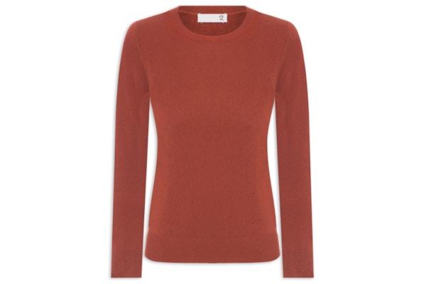 Suéter Feminino Puro Cashmere - Marrom