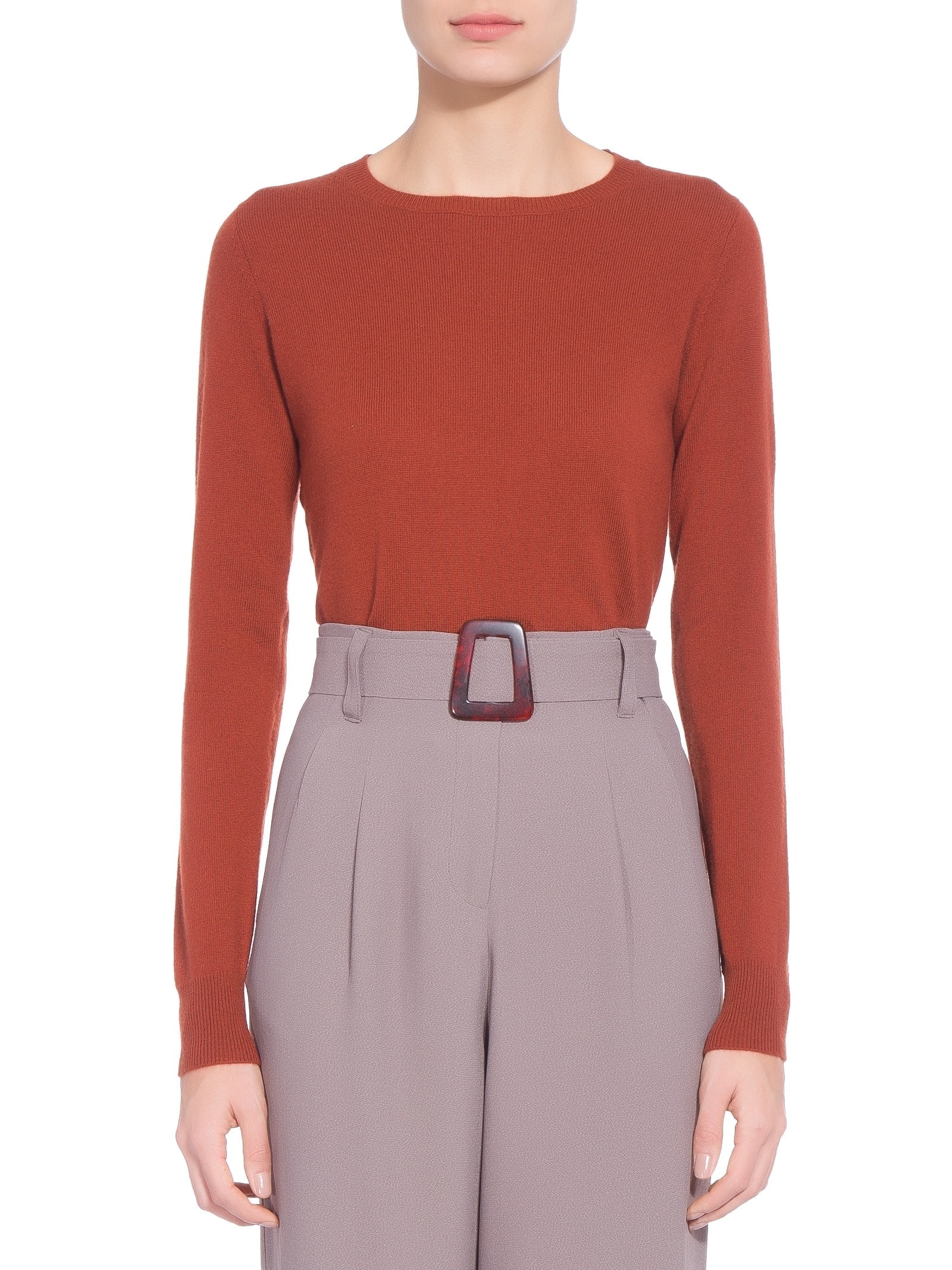 Suéter Feminino Puro Cashmere Marrom '2Essential