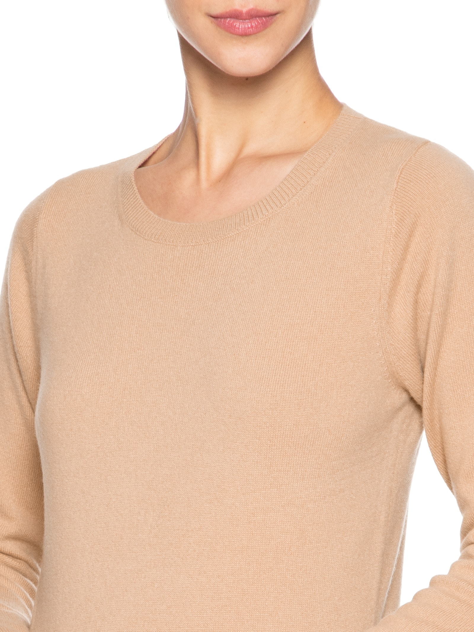 Suéter Feminino Puro Cashmere Marrom '2Essential