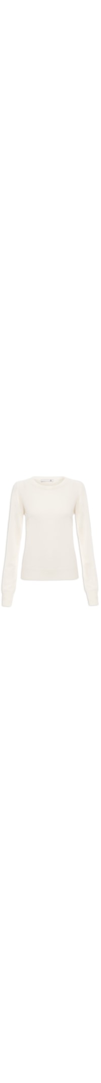 Suéter Feminino Puro Cashmere - Off White