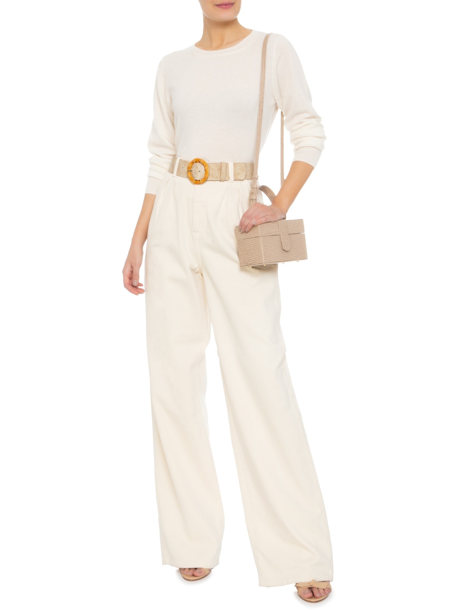 Suéter Feminino Puro Cashmere Off White '2Essential