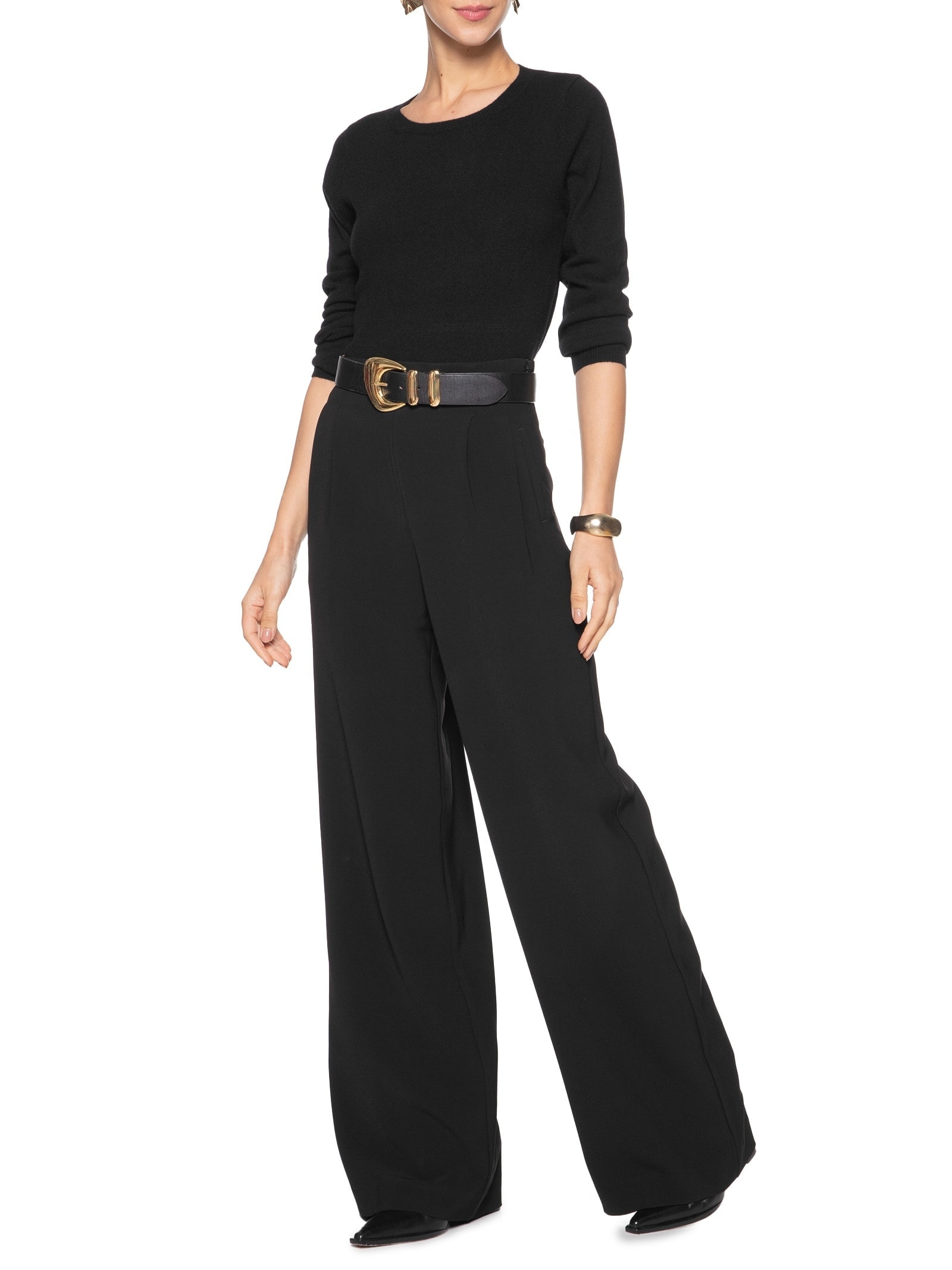 Suéter Feminino Puro Cashmere Preto '2Essential
