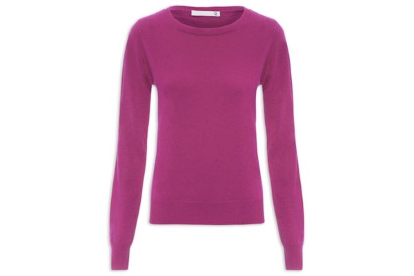 Suéter Feminino Puro Cashmere - Rosa