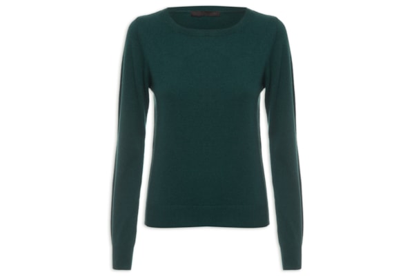 Suéter Feminino Puro Cashmere - Verde
