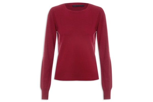 Suéter Feminino Puro Cashmere - Vinho