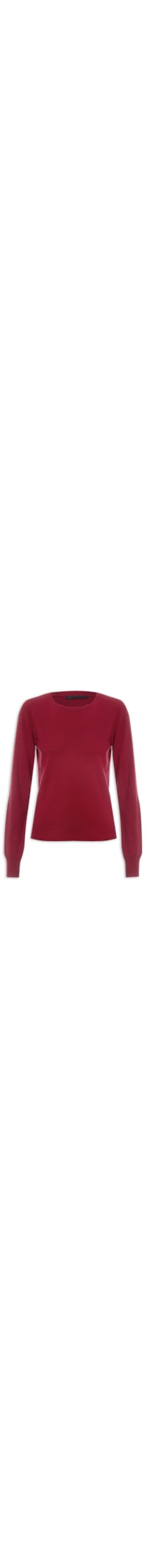 Suéter Feminino Puro Cashmere - Vinho