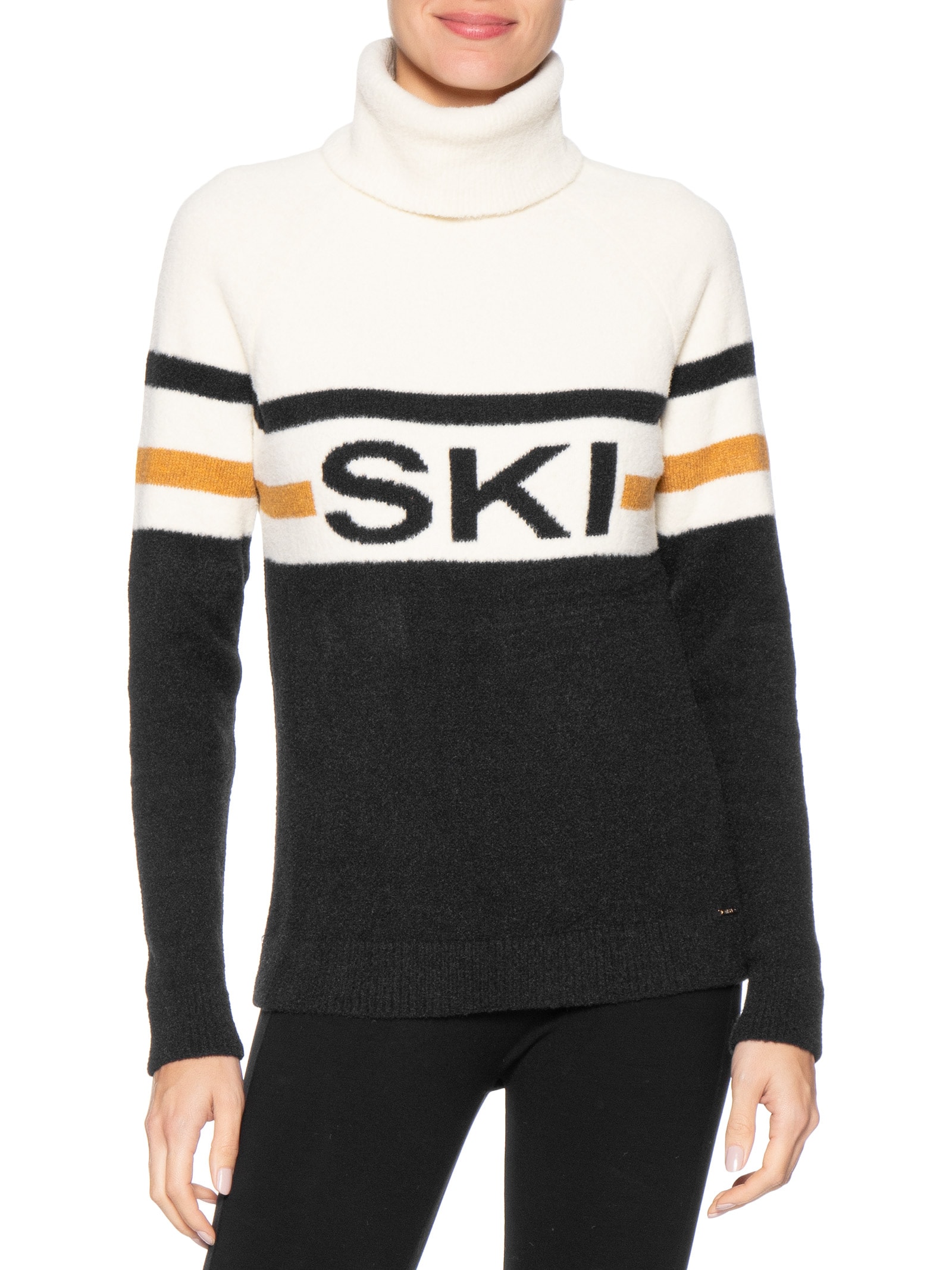 Suéter Feminino Ski Preto Anselmi