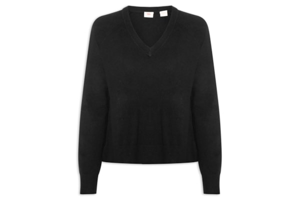 Suéter Feminino Super Soft V-Neck Pullover- Preto