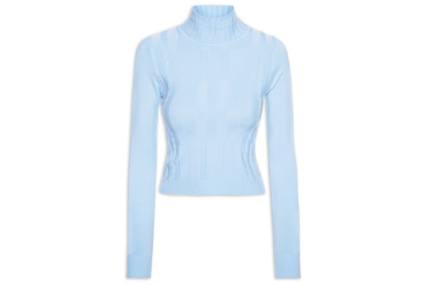Suéter Feminino Texturizado - Azul