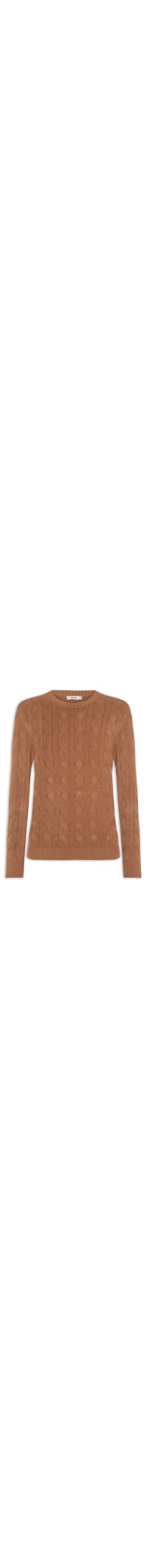 Suéter Feminino Texturizado Em Tricot - Bege