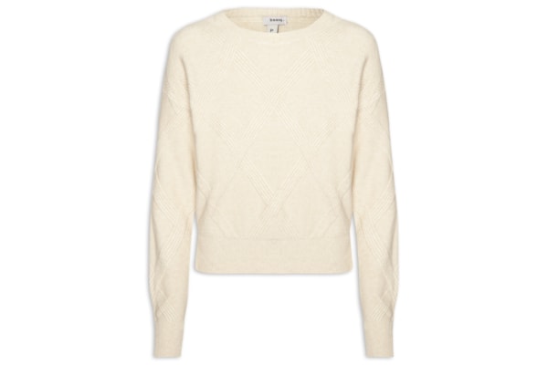 Suéter Feminino Texturizado Em Tricot - Bege