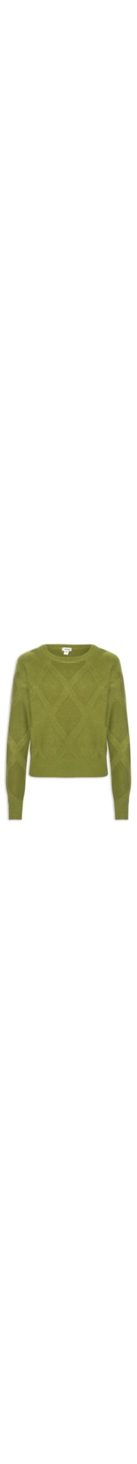 Suéter Feminino Texturizado Em Tricot - Verde