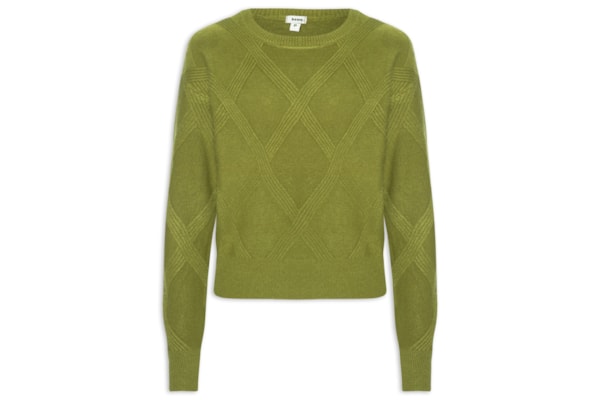 Suéter Feminino Texturizado Em Tricot - Verde