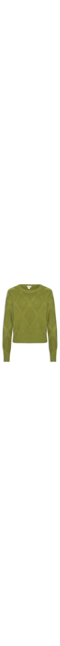 Suéter Feminino Texturizado Em Tricot - Verde