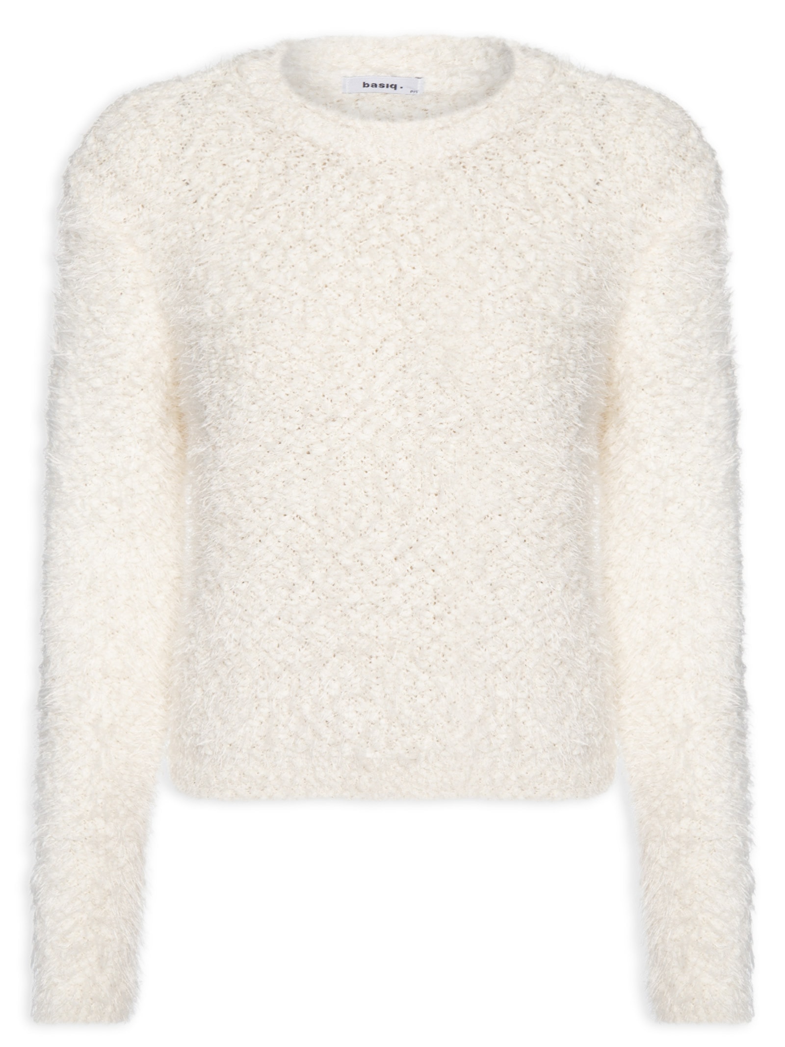 Suéter Feminino Texturizado Off White Basiq
