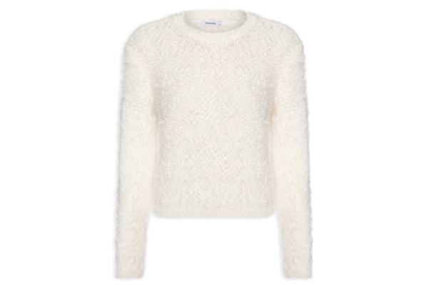 Suéter Feminino Texturizado - Off White