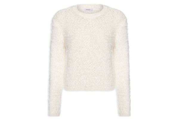 Suéter Feminino Texturizado - Off White