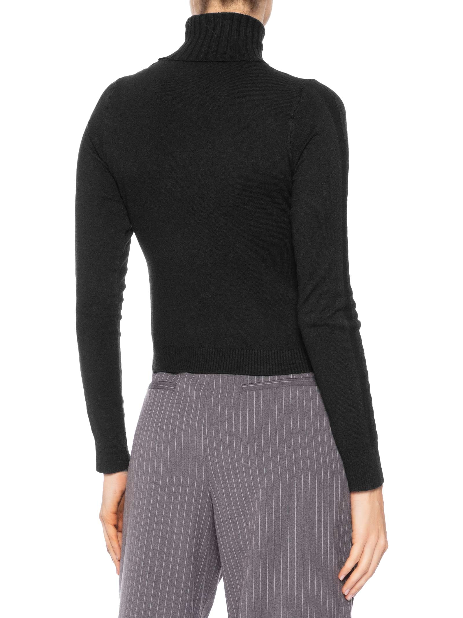 Suéter Feminino Texturizado Preto Basiq