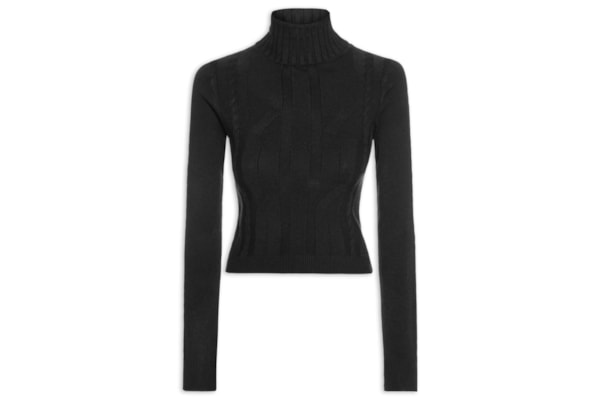 Suéter Feminino Texturizado - Preto