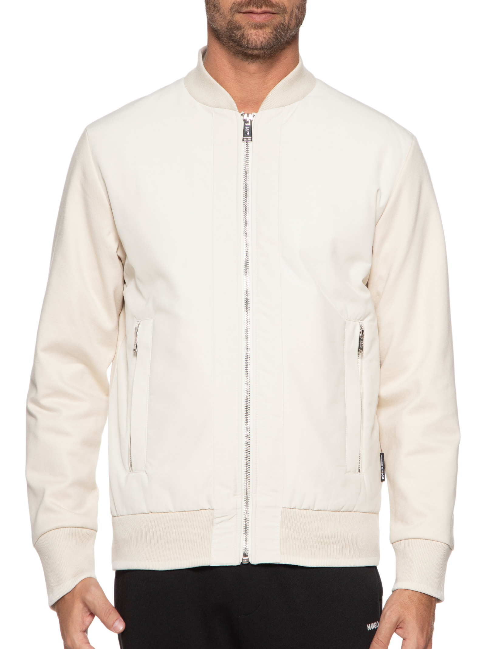 Suéter Feminino Tricot Gola Alta Branco Boss