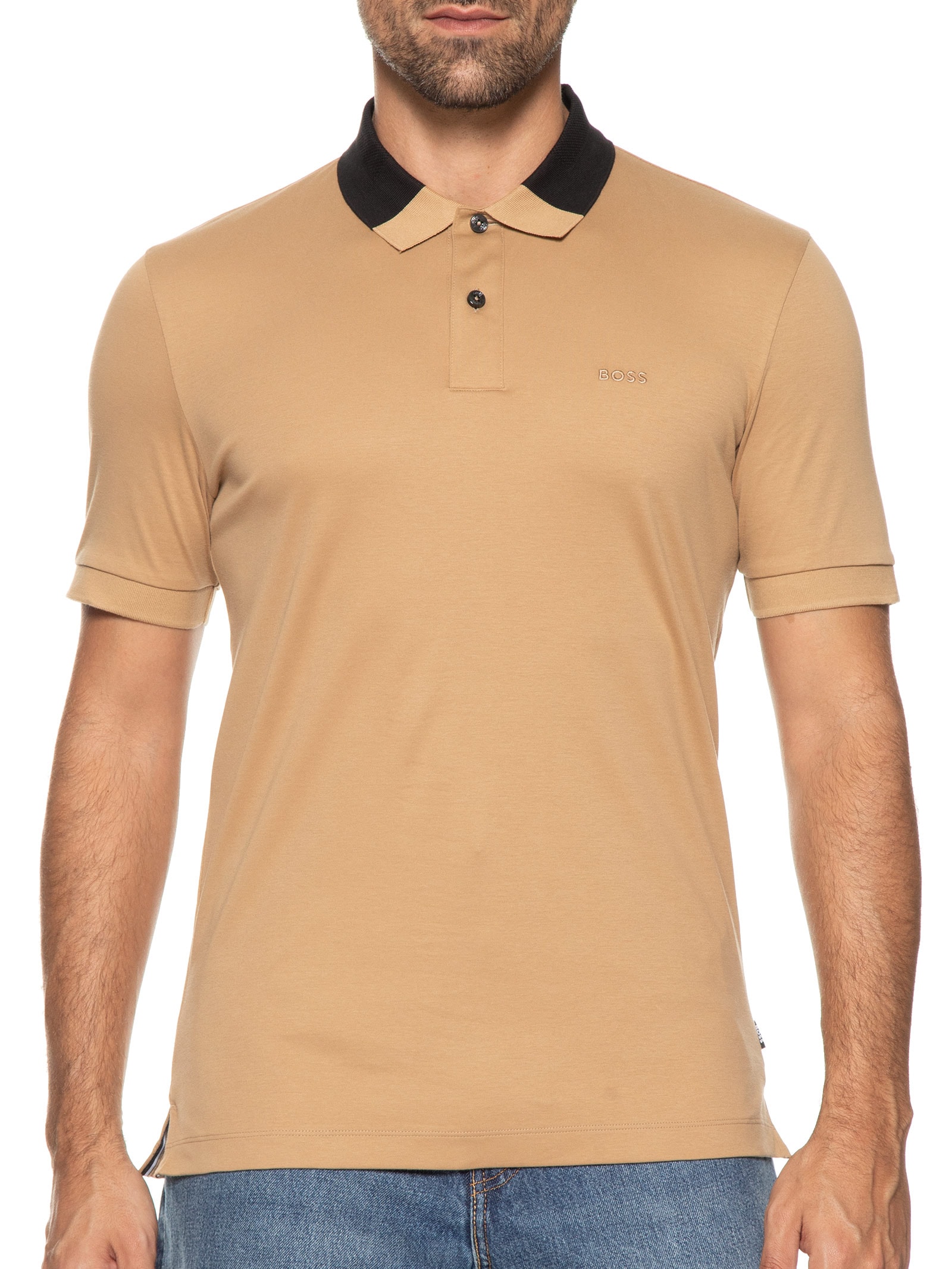 Suéter Feminino Tricot Gola Alta Branco Boss