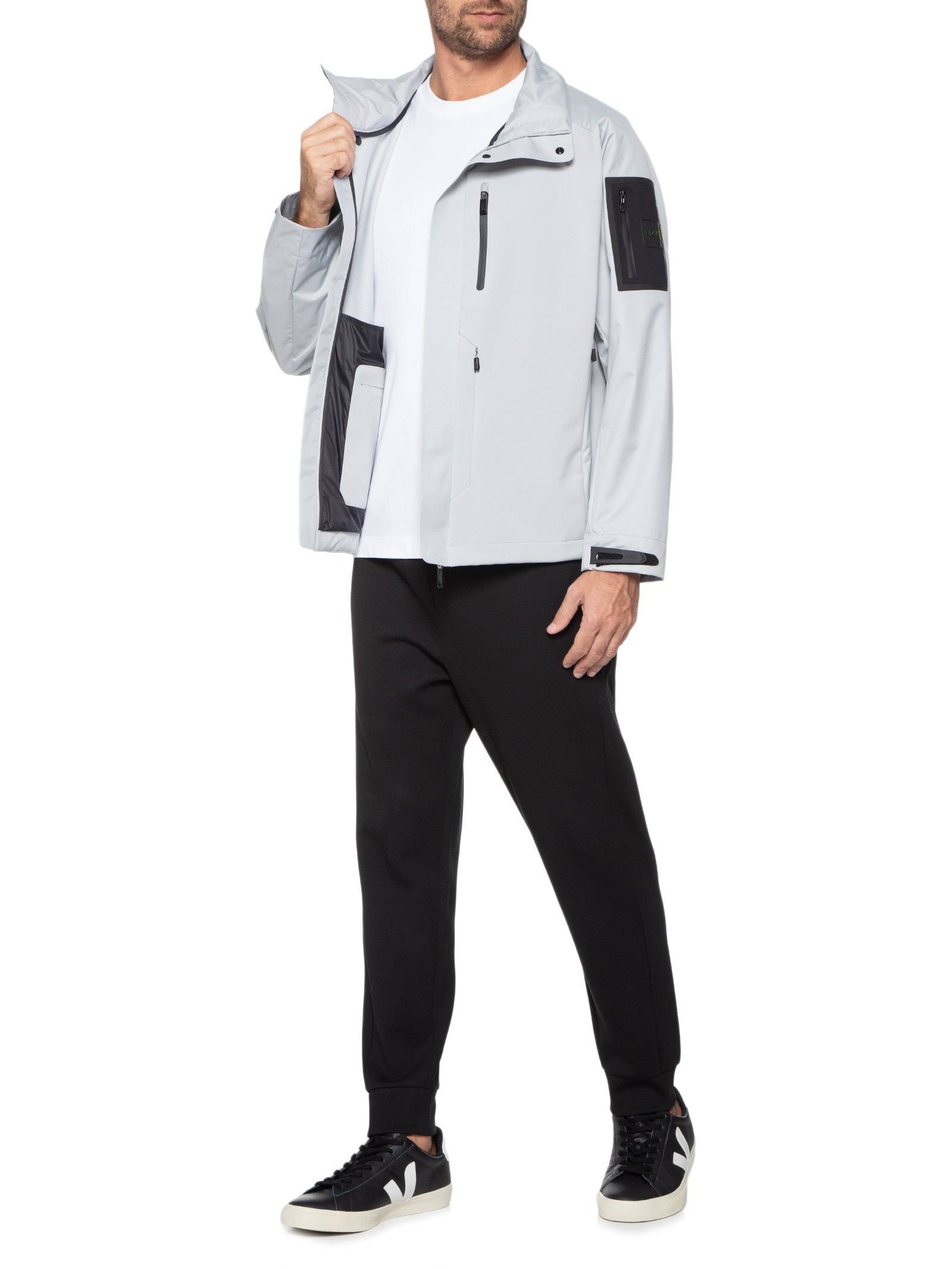 Suéter Feminino Tricot Gola Alta Branco Boss