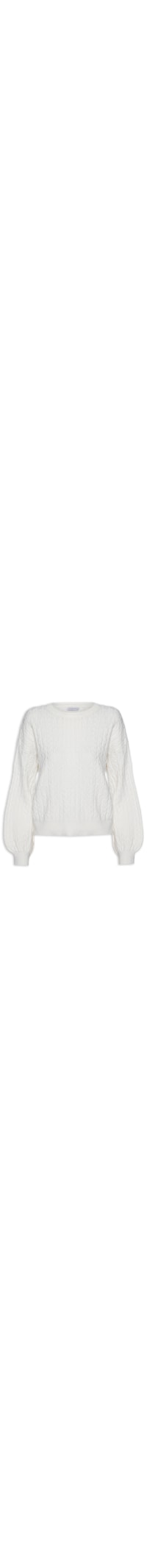 Suéter Feminino Tricot - Off White
