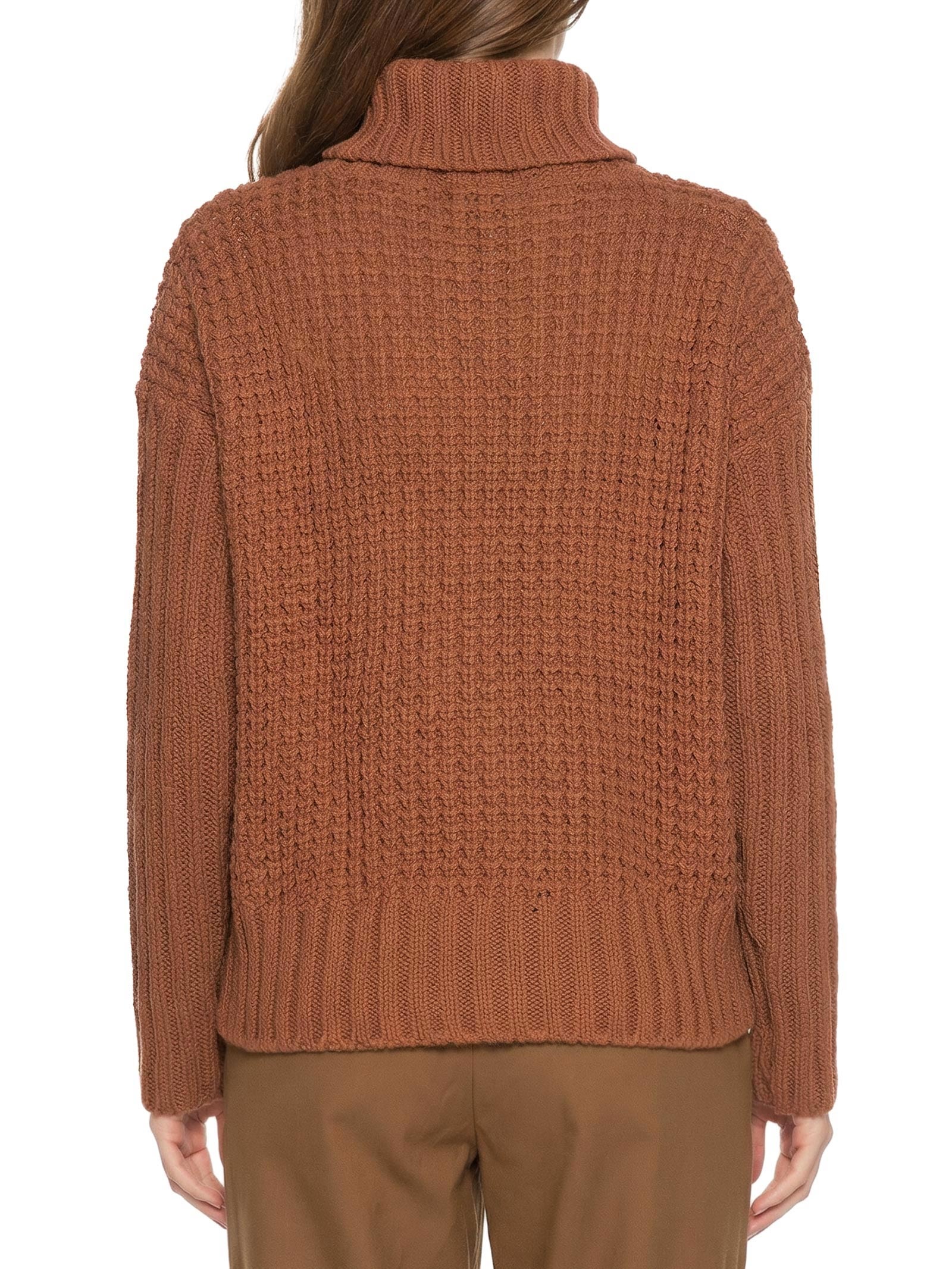 Suéter Feminino Tricot Oversized Marrom Cacay