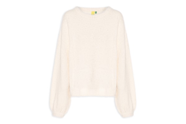 Suéter Feminino Tricot Pelinho - Bege