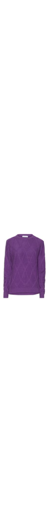 Suéter Feminino Tricot - Roxo