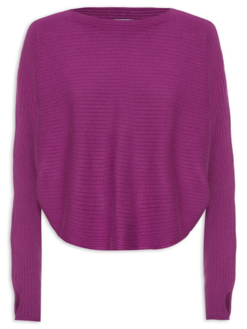 Suéter Feminino Tricot - Roxo