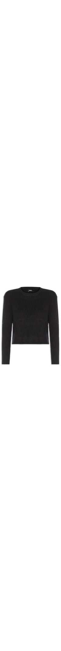 Suéter Feminino Tricot Texturizado – Preto