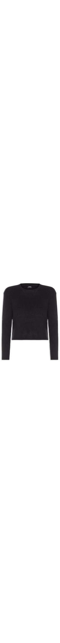 Suéter Feminino Tricot Texturizado – Preto