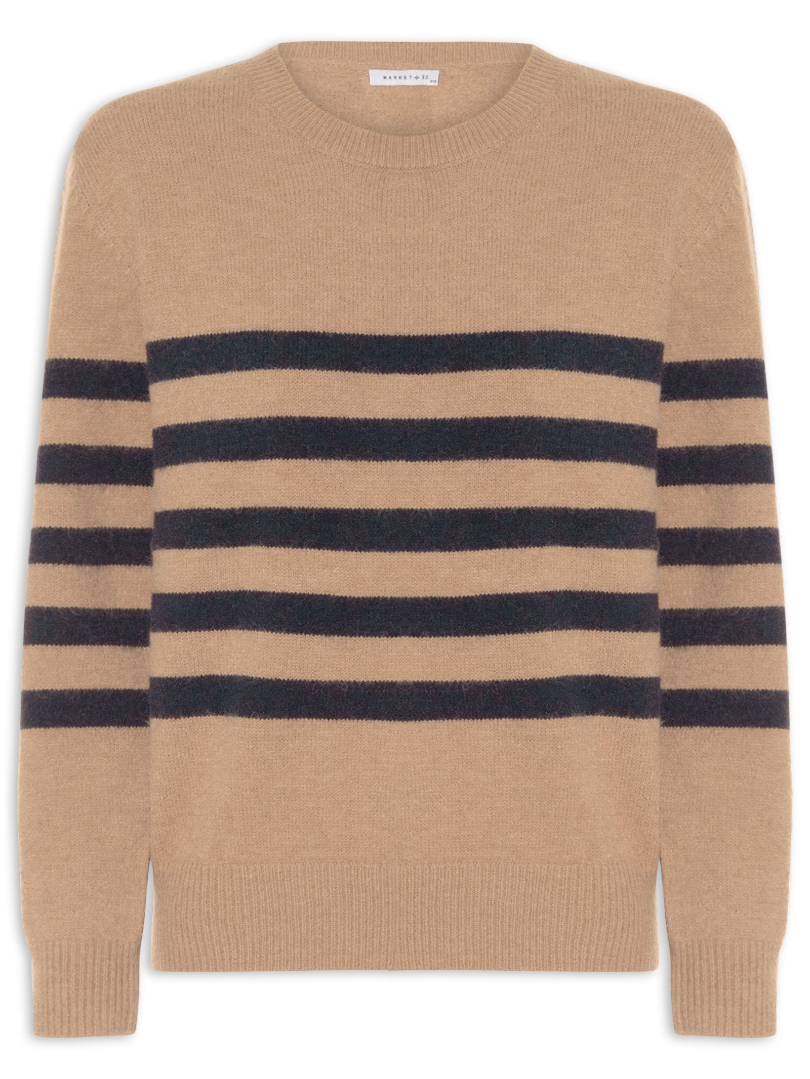 Suéter Listrado Feminino Marrom Market 33