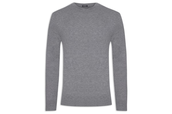 Suéter Masculina Soft Wool - Cinza 