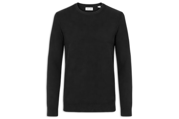 Suéter Masculino Básico Algodão Orgânico - Preto