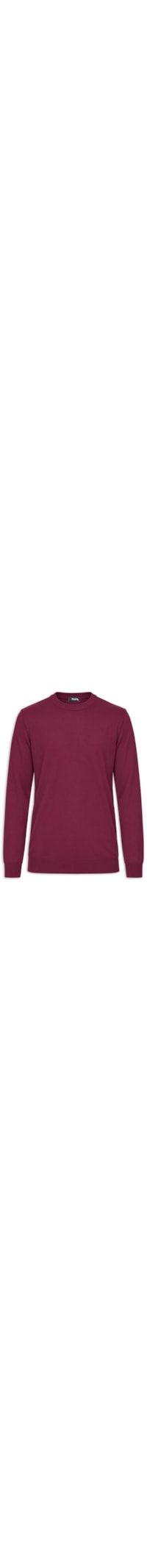 Suéter Masculino Básico Gola Careca - Vermelho